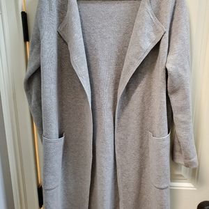 J crew Juliette collarless sweater blazer